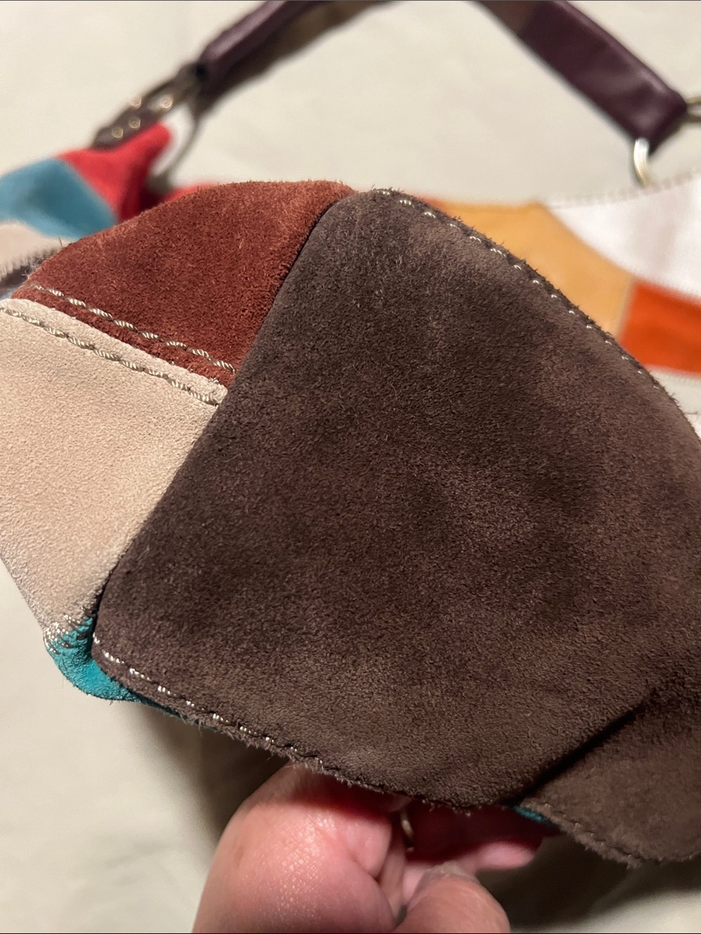 Lucky brand sunrise suede hobo - Picture 4 of 7